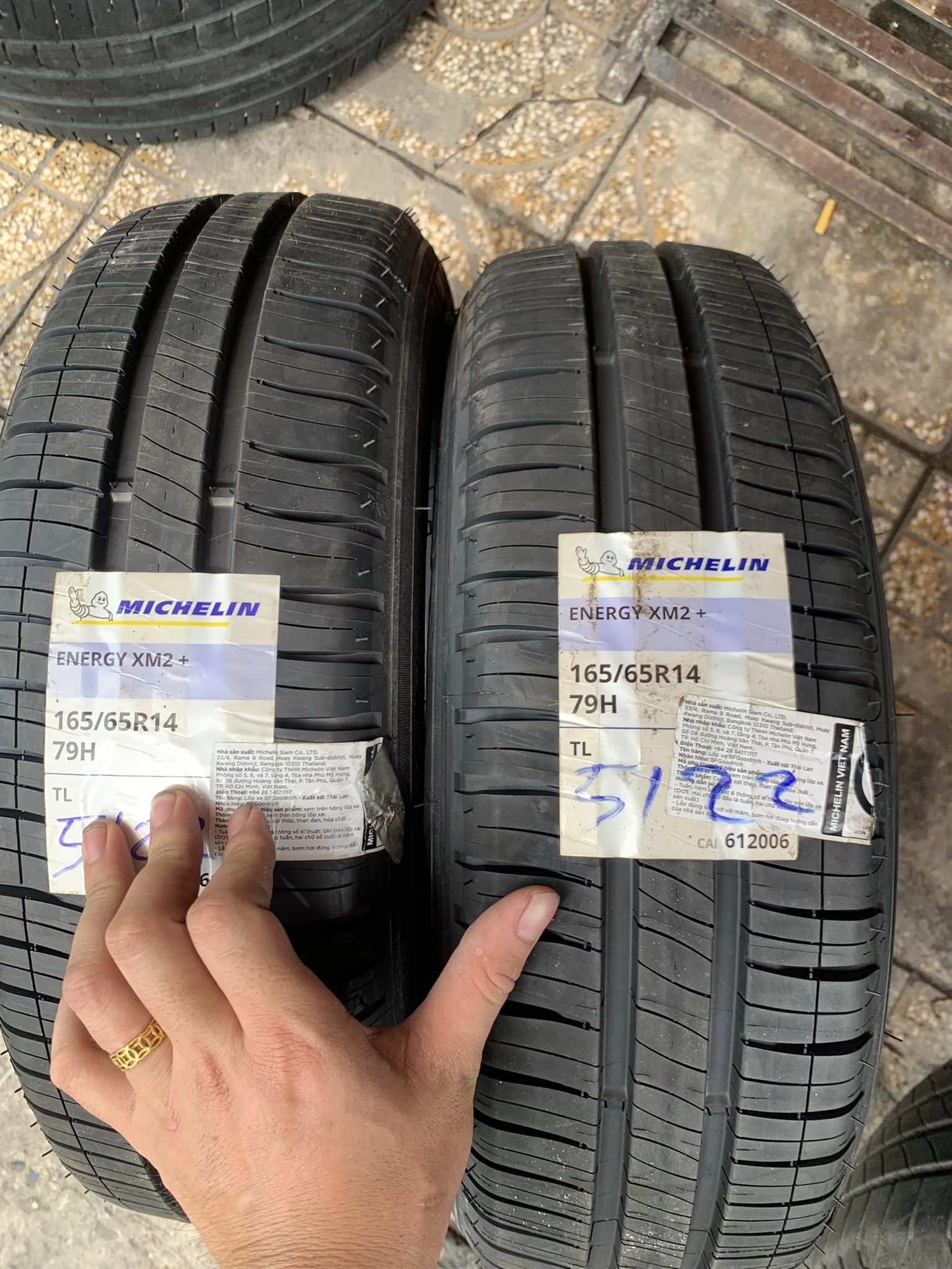 Giá Lốp Vỏ Michelin 165/65R14 Energy XM 2+ chính hãng giá rẻ