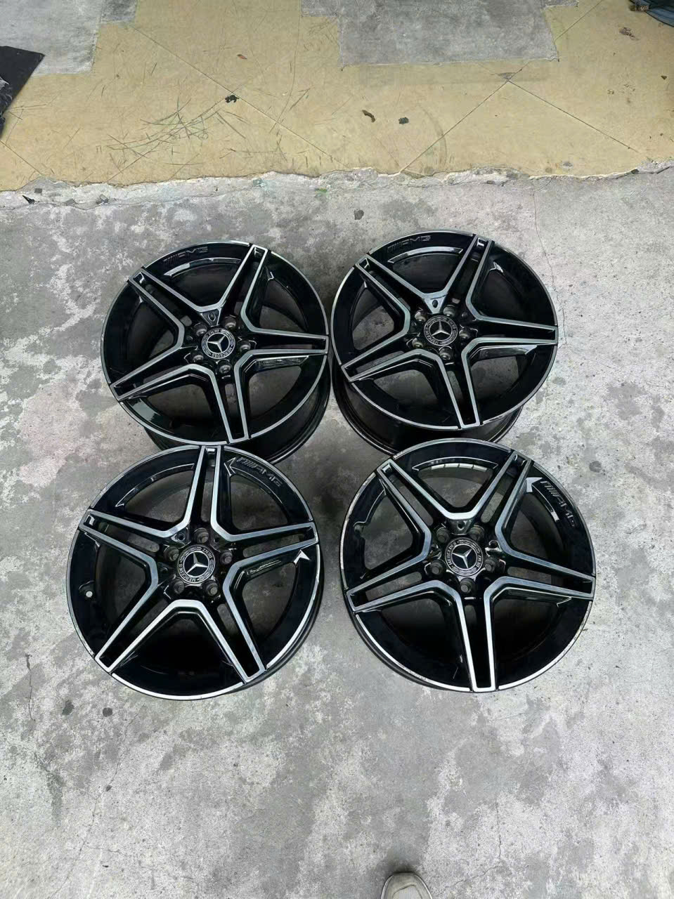 Mâm lazang Mercedes C300 chính hãng tháo xe