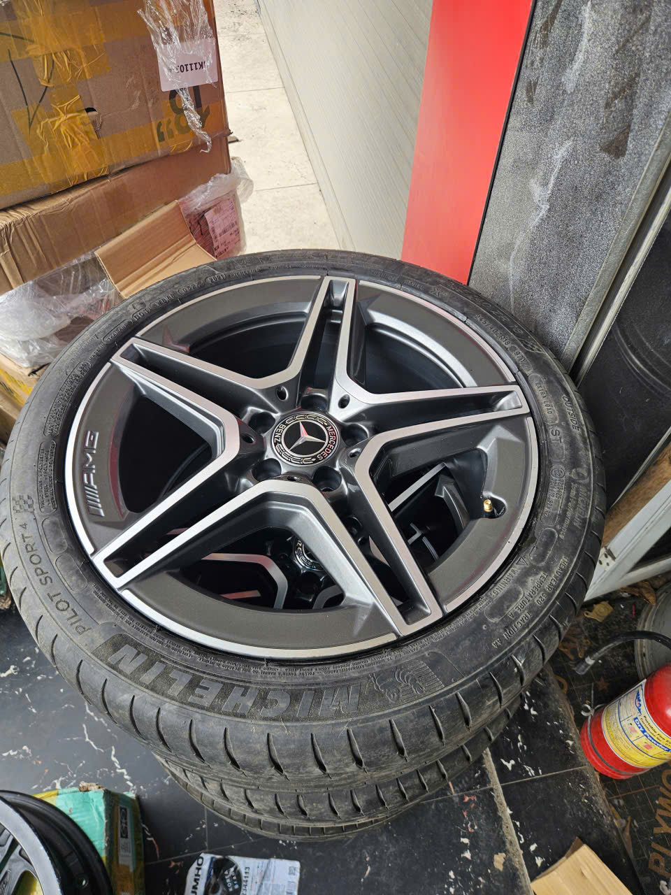 Mâm lazang Mercedes C300 chính hãng tháo xe