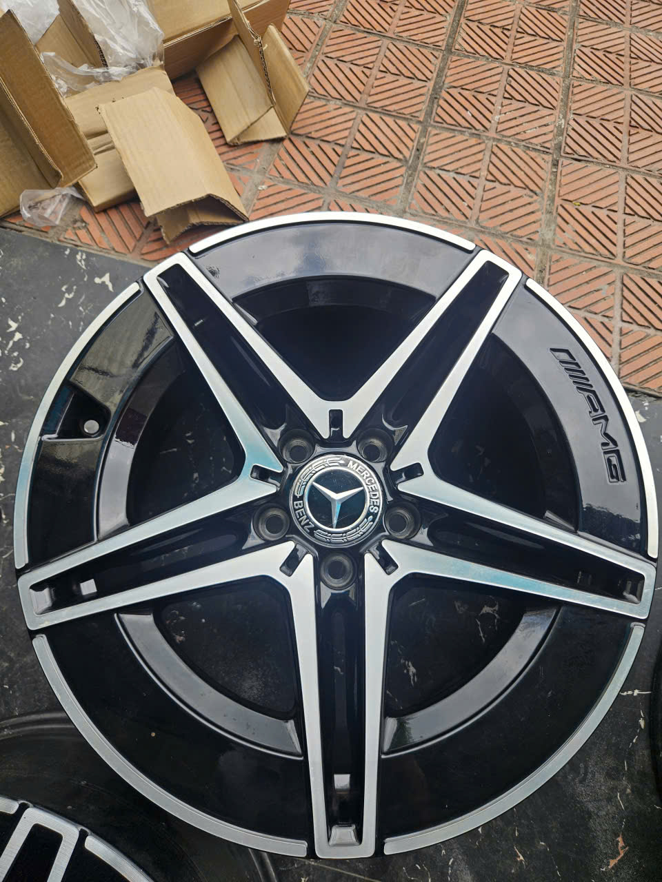 Mâm lazang Mercedes C300 chính hãng tháo xe