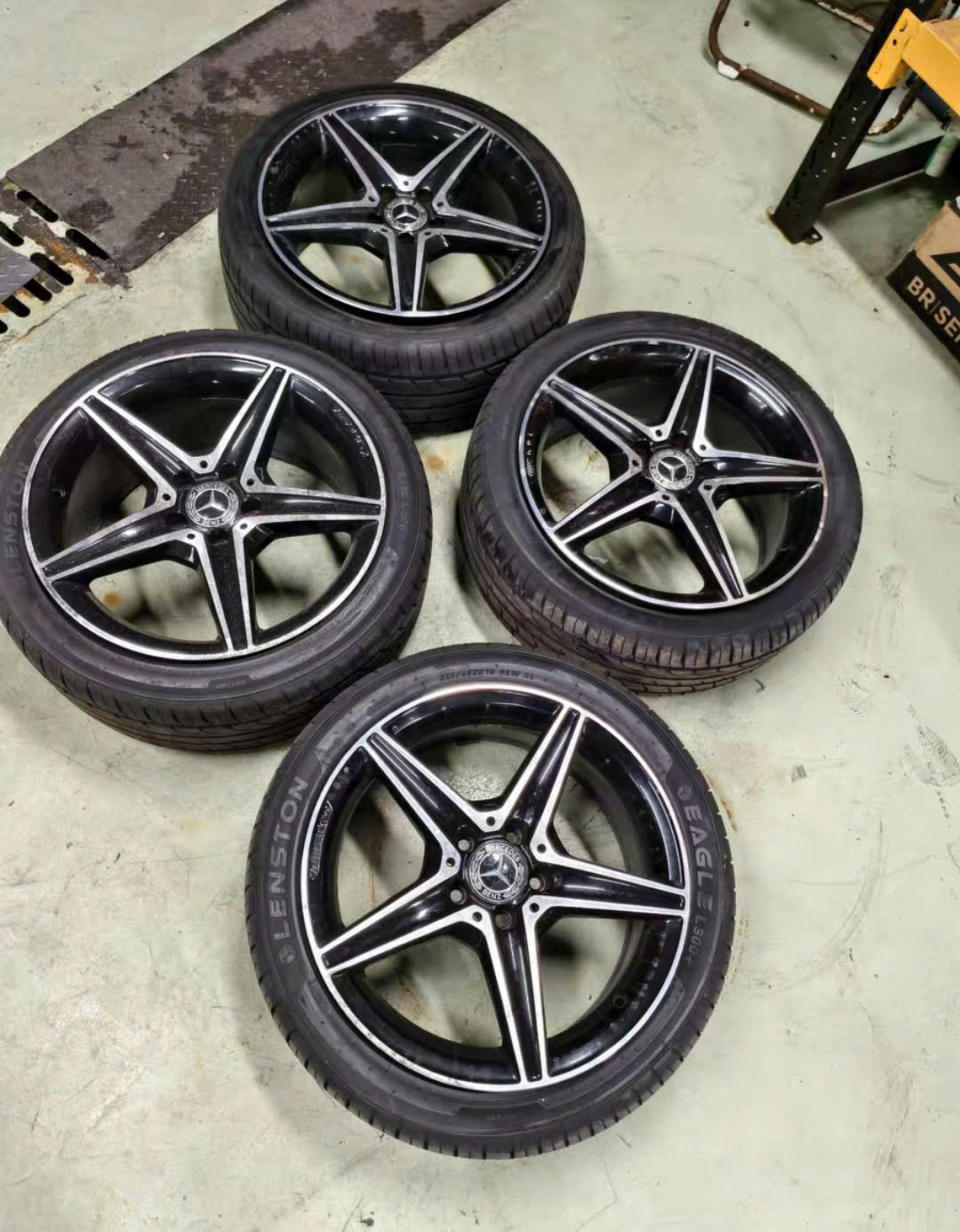 Mâm lazang Mercedes C300 chính hãng tháo xe