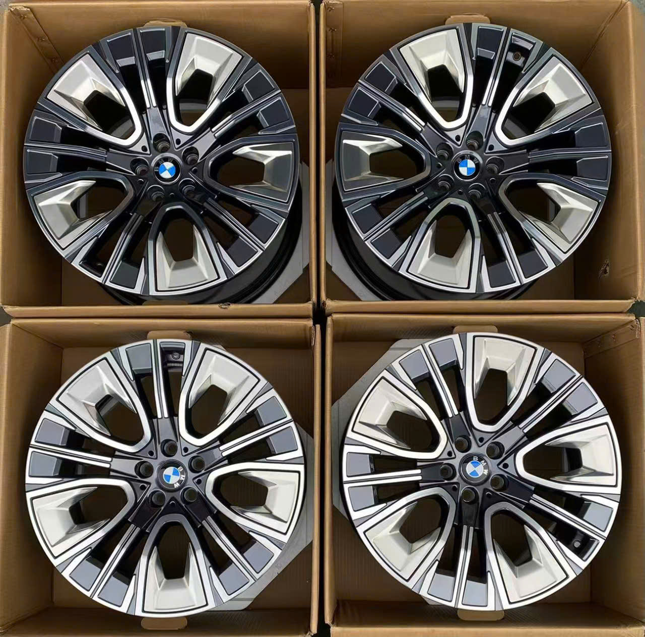  Mâm lốp Lazang BMW lướt 740i Pure 2023 20 inch chính hãng tháo xe