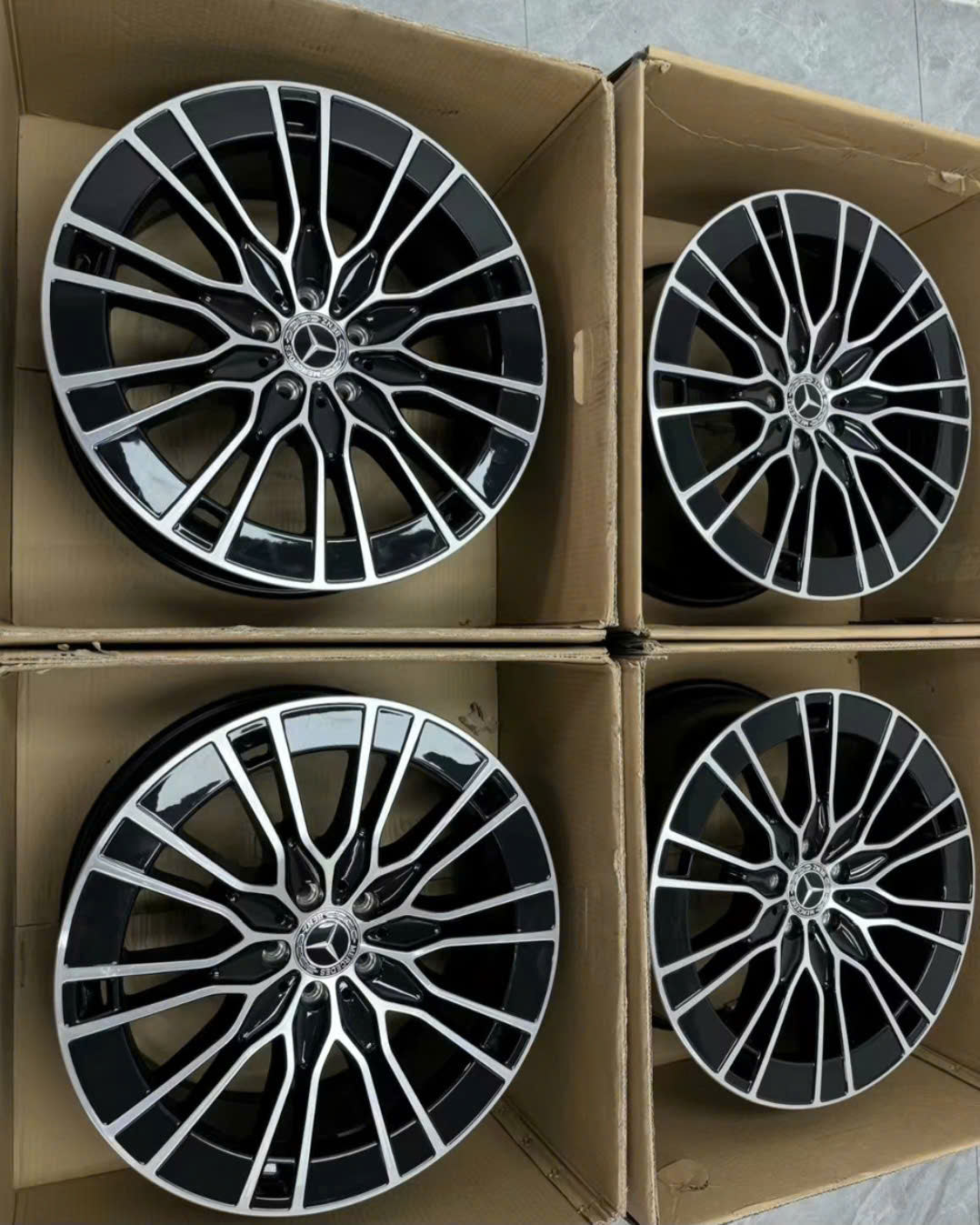 Mâm Lazang Mercedes E200 E250 E300 18 19 inch chính hãng