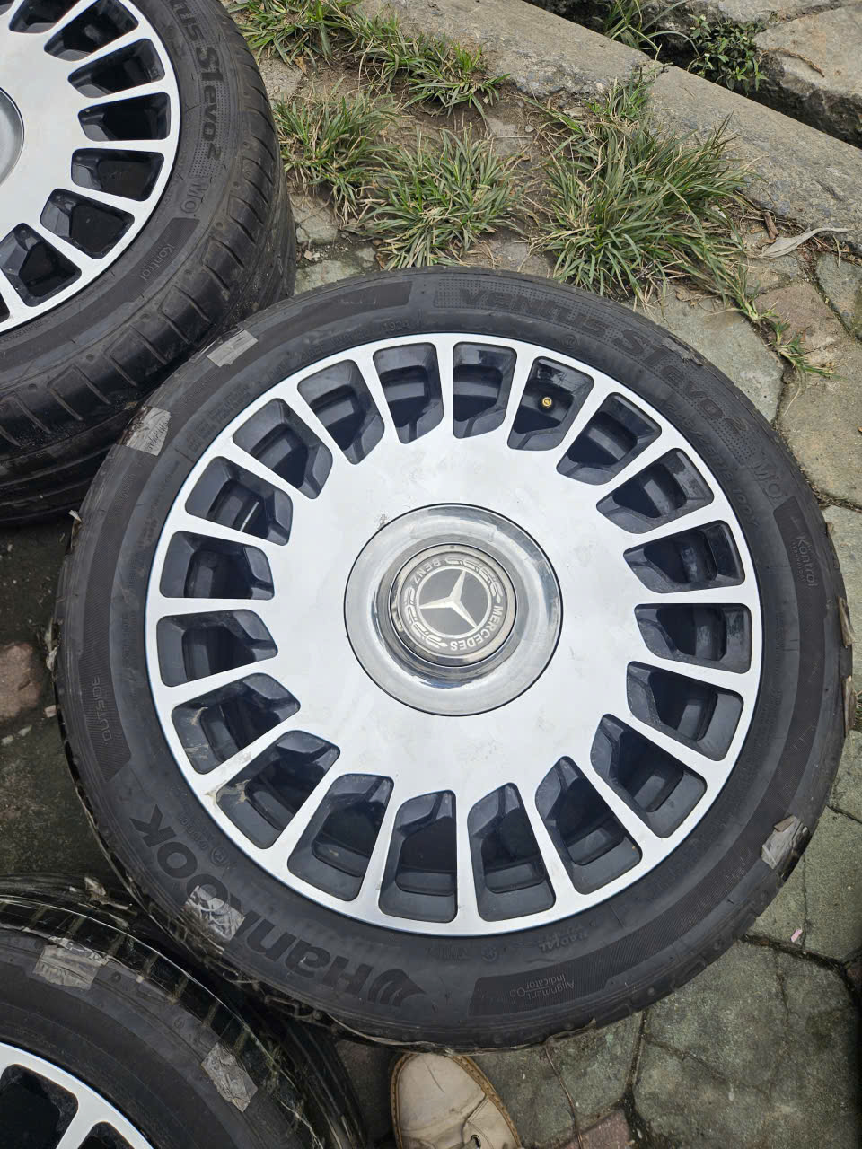 Mâm lốp Lazang 18 inch độ maybach lắp Mercedes E-Class E200 E250