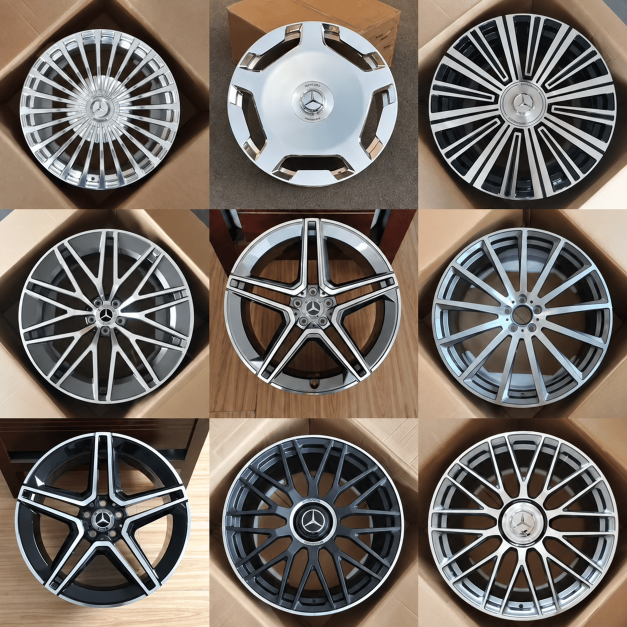 Mâm Mercedes-Benz GLE/GLS 20 21 22 inch CNC