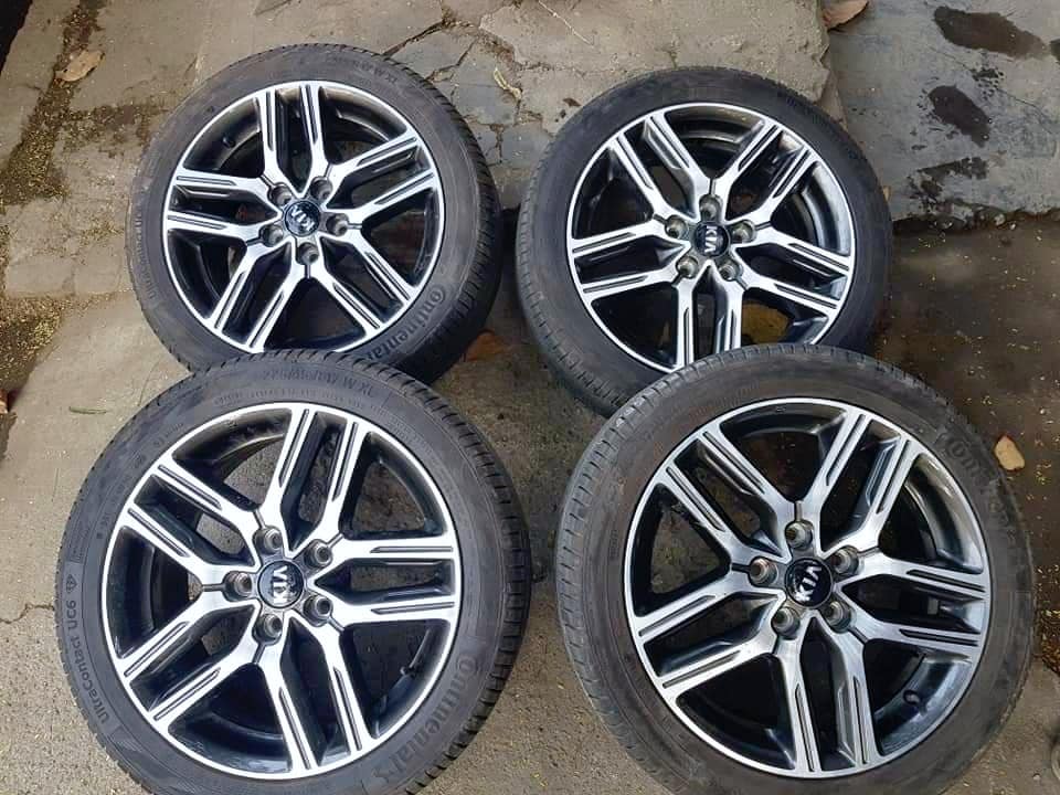 Mâm Kia Cerato lắp lốp 225/45R17 2016, 2017, 2018, 2019