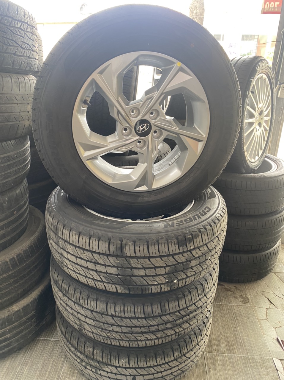 Mâm Lazang Vành Hyundai Tucson tiêu chuẩn 2021 2022 17 inch