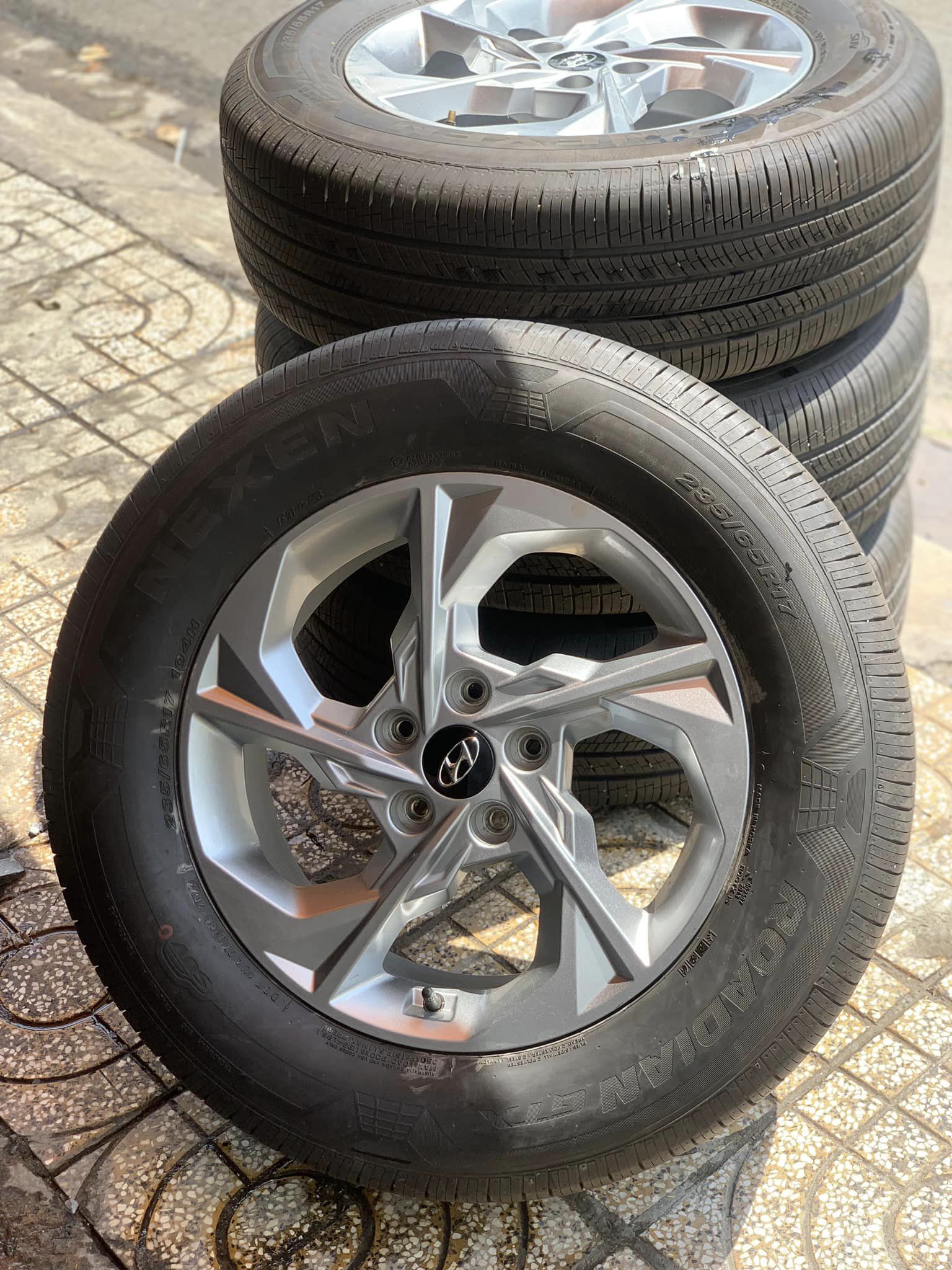 Mâm Lazang Vành Hyundai Tucson tiêu chuẩn 2021 2022 17 inch