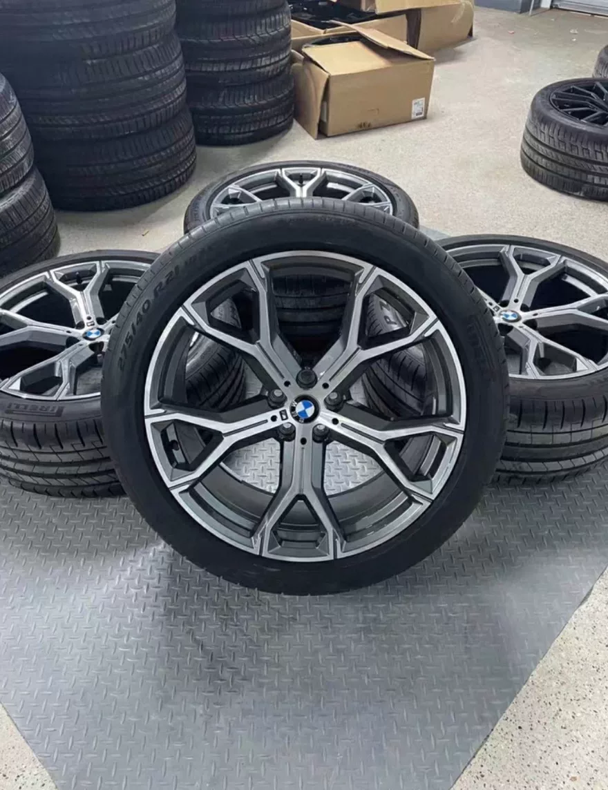 Mâm + lốp BMW X5 741M 21 inch (bộ tháo xe, nguyên bản nhập khẩu) - ảnh 2