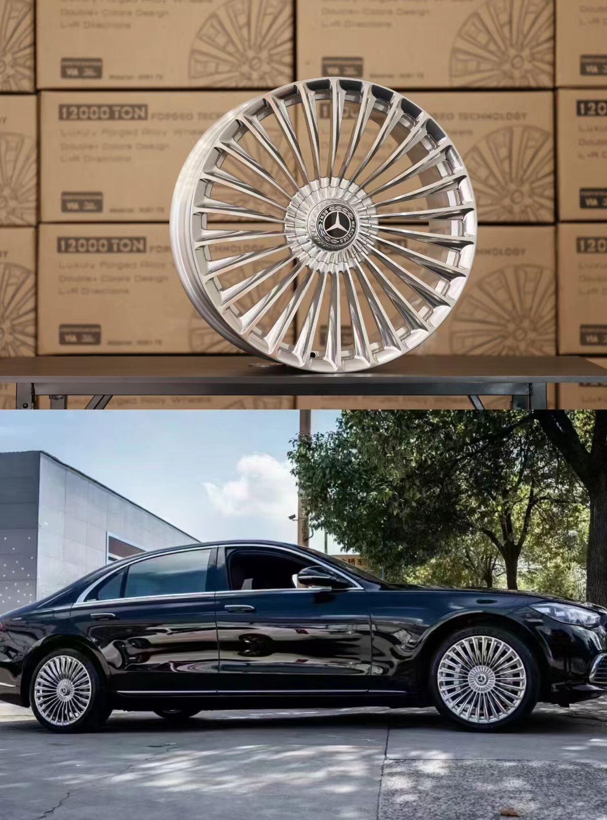 Mâm rèn Mercedes-Benz S-Class 17 inch - ảnh 7
