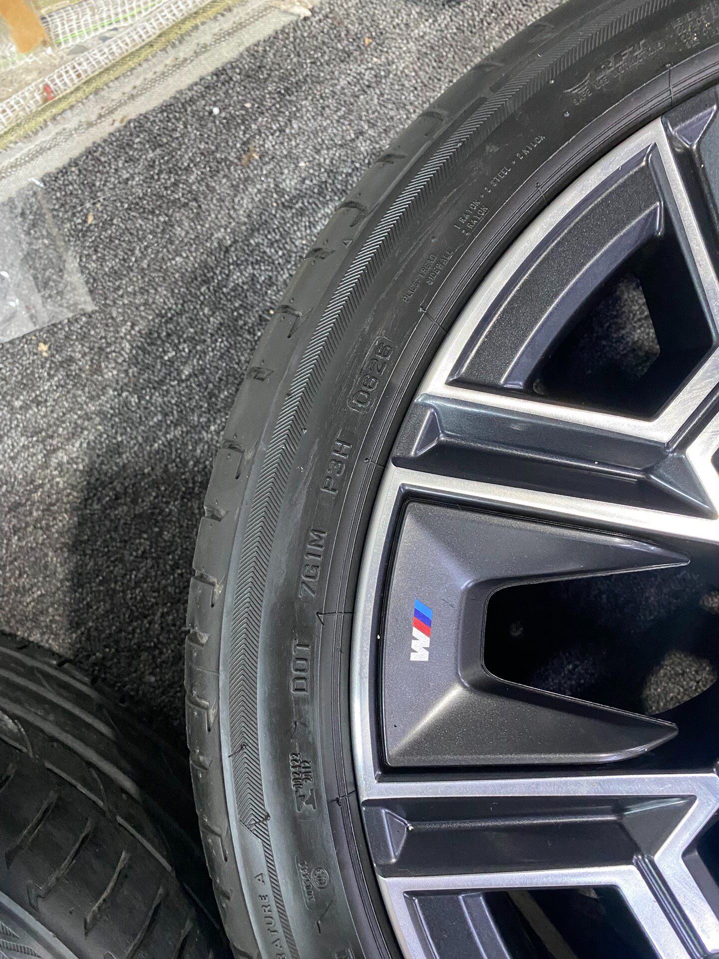 Mâm tháo xe BMW 5/7 Series 20 inch nguyên bản kèm lốp - ảnh 5