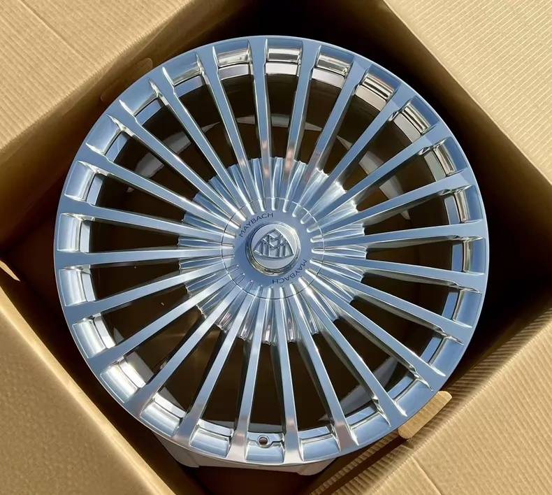 Mâm Maybach GLS 21-22 inch rèn (forged) tinh bóng - ảnh 2