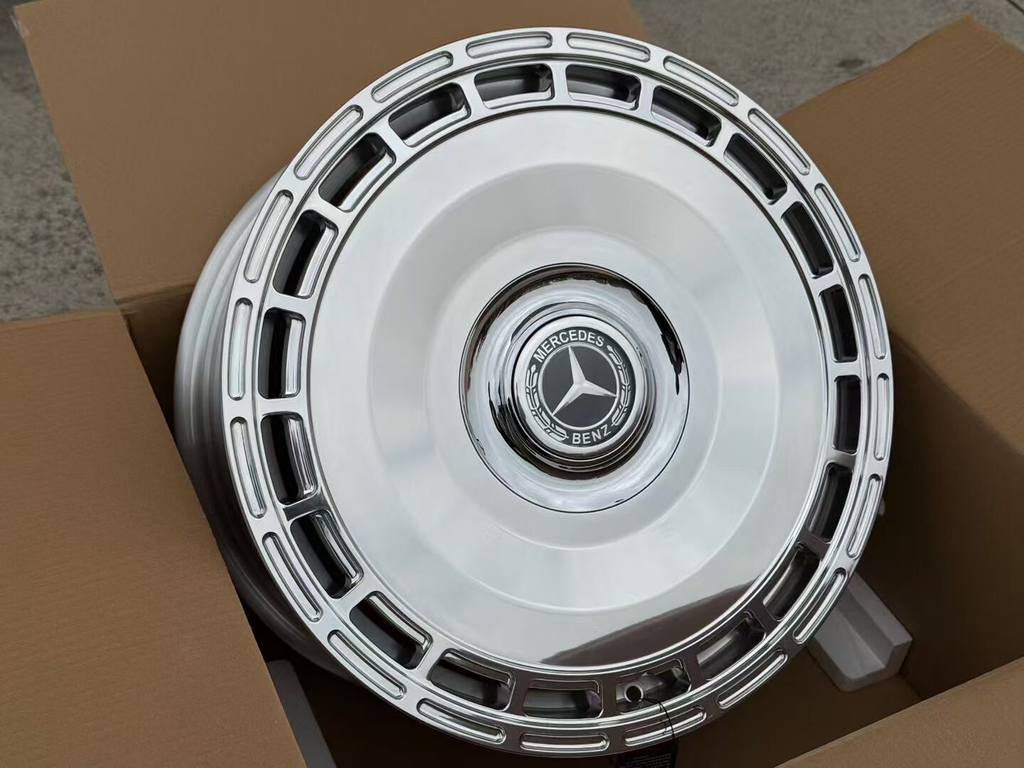 Mâm Mercedes-Benz cho S-Class / E-Class, rèn (forged) - ảnh 3