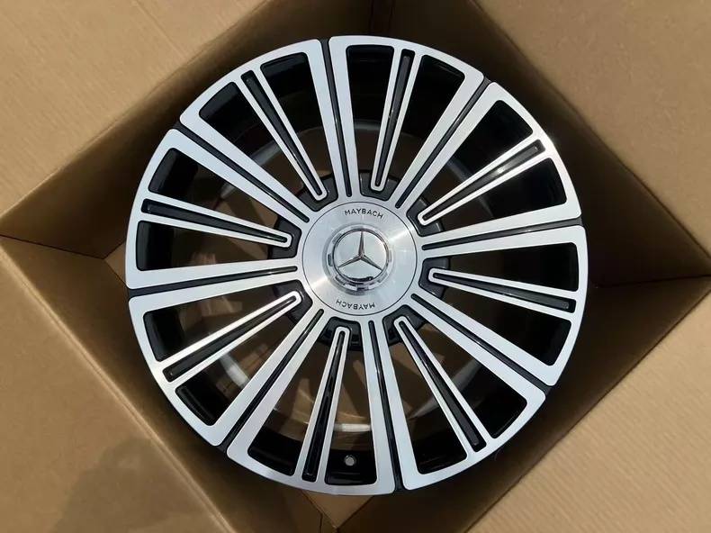 Mâm Maybach GLS 21-22 inch rèn (forged) tinh bóng - ảnh 6
