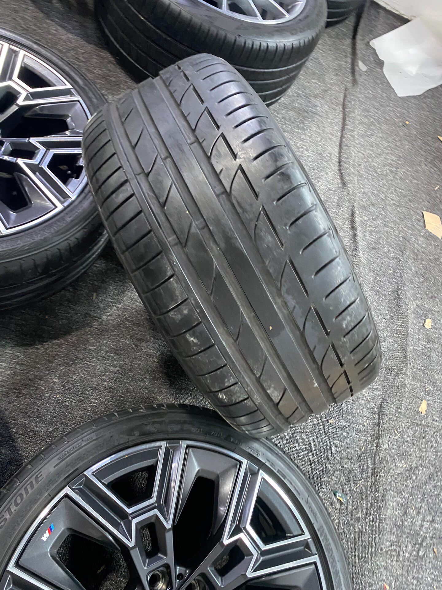 Mâm tháo xe BMW 5/7 Series 20 inch nguyên bản kèm lốp - ảnh 6