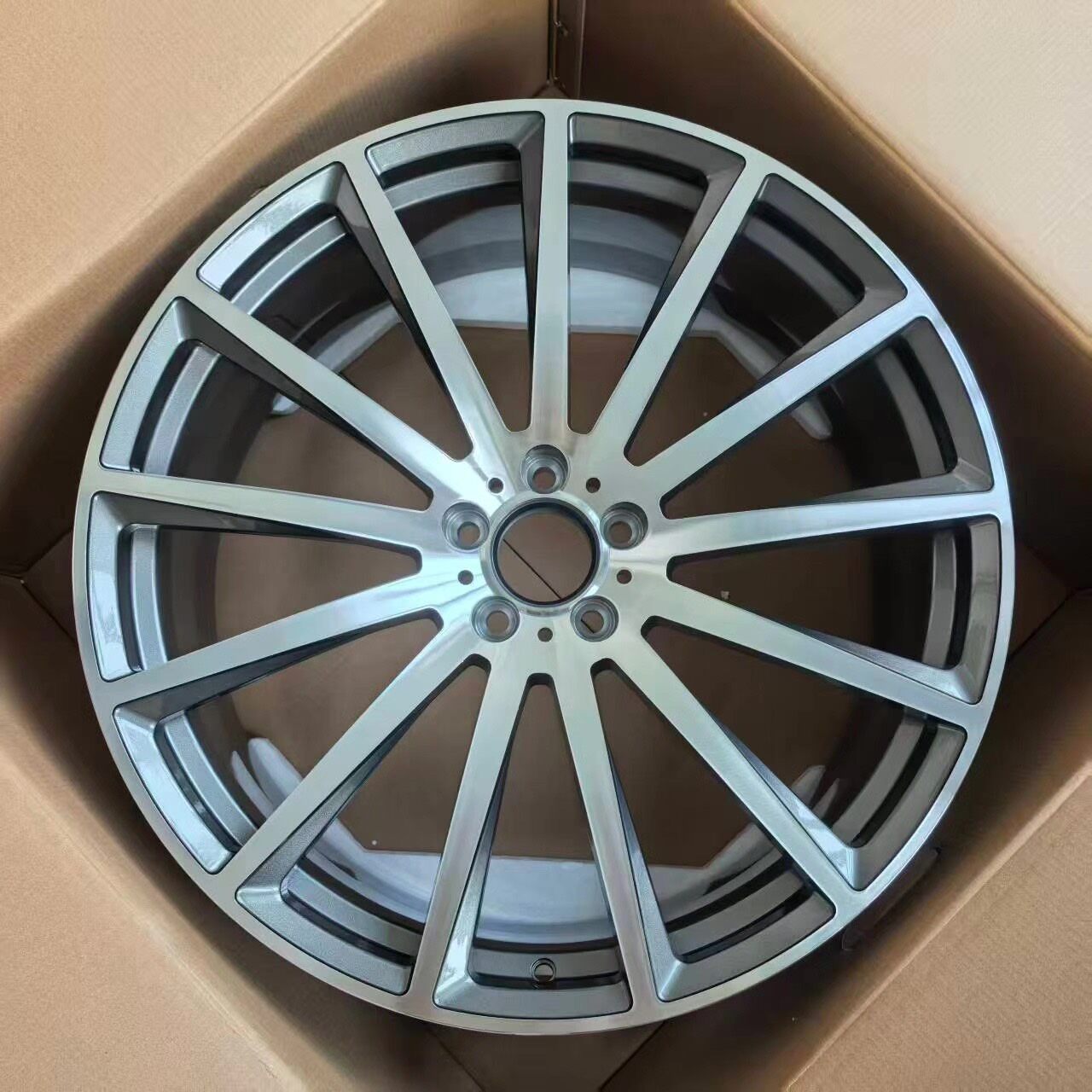 Mâm Mercedes-Benz GLE/GLS 20 inch rèn - ảnh 6