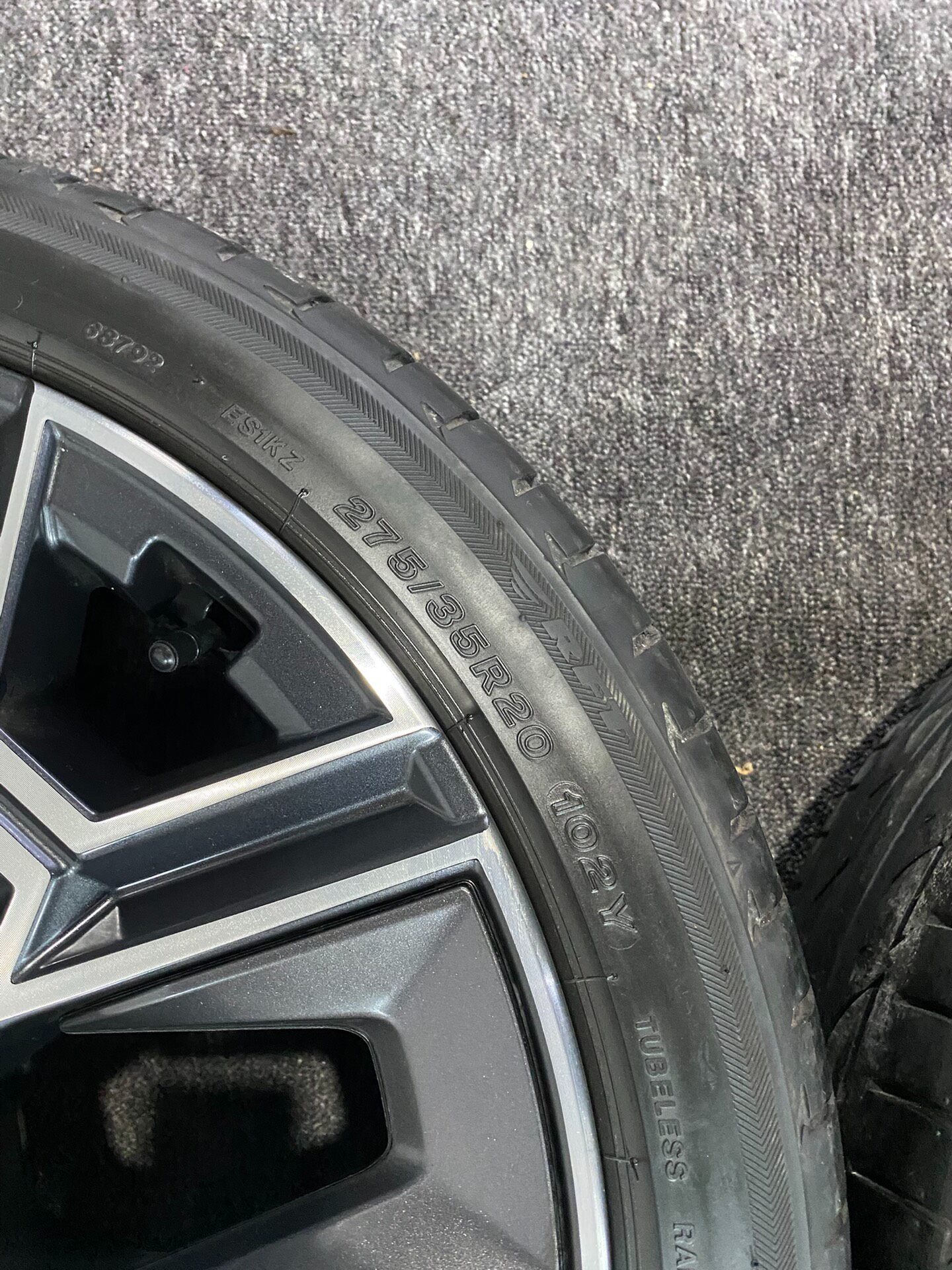 Mâm tháo xe BMW 5/7 Series 20 inch nguyên bản kèm lốp - ảnh 4