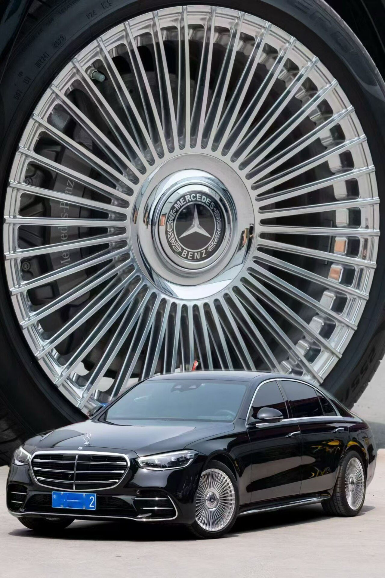 Mâm Mercedes E/S/CLS 19 inch 8.5J đúc trọng lực - ảnh 6