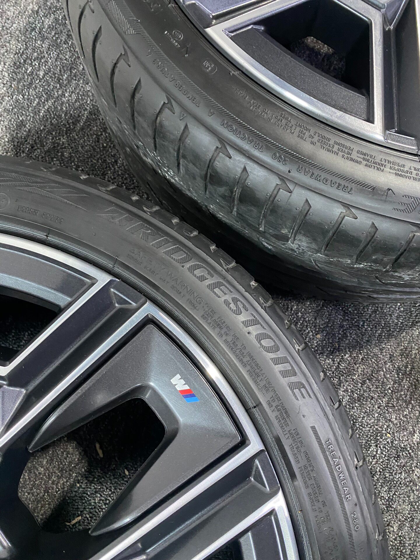 Mâm tháo xe BMW 5/7 Series 20 inch nguyên bản kèm lốp - ảnh 3