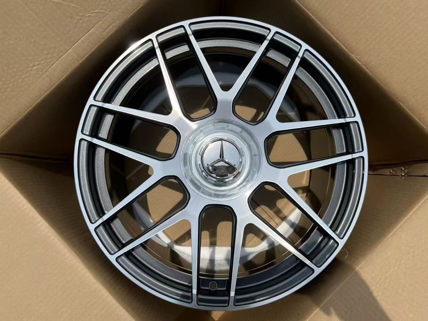 Mâm Mercedes-Benz 17/18/19/20 inch (rèn & quay nén) - ảnh 4