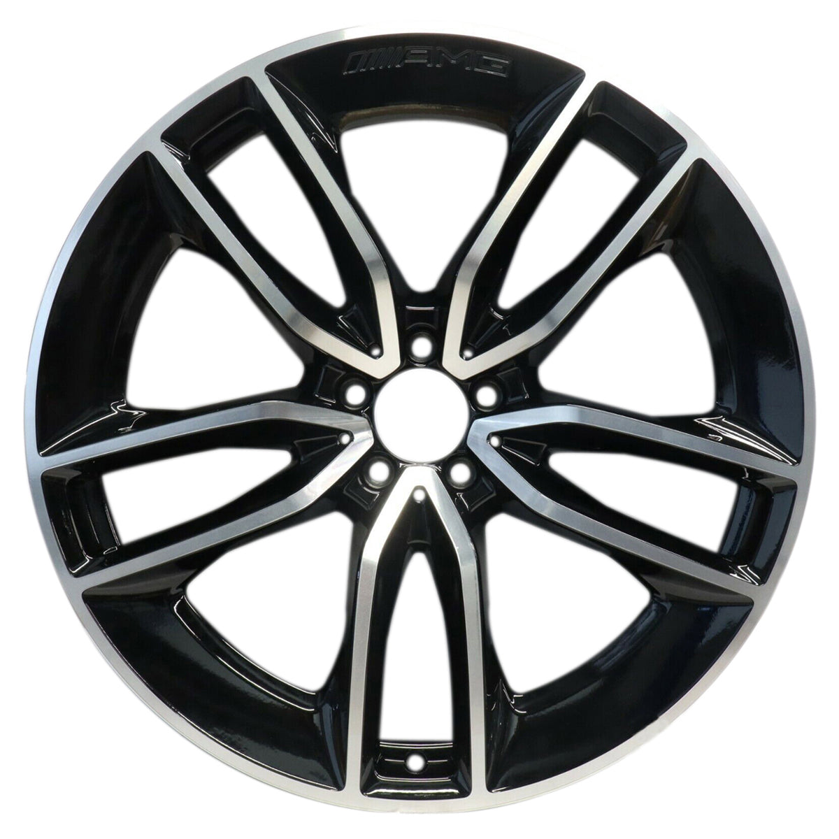 Mâm lazang 2022 Mercedes GLE580 22" bánh trước AMG chính hãng theo xe