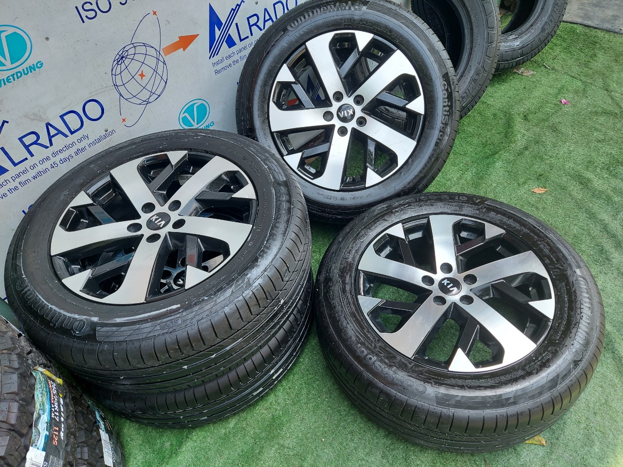 Mâm Lazang Vành Kia Sorento 18 inch lắp lốp 235/60R18 mặt phay