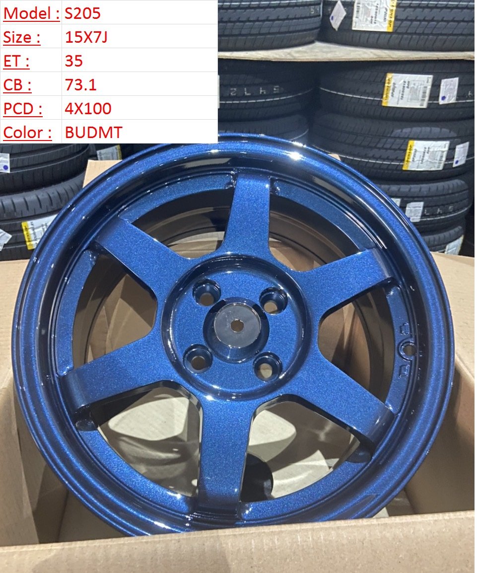 Mâm Lazang Vành SSW 15 inch 4x100  S205 BUMT