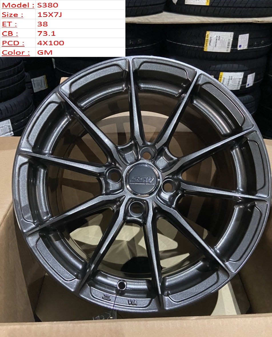 Mâm Lazang Vành SSW 15 inch 4x100 S380 GM