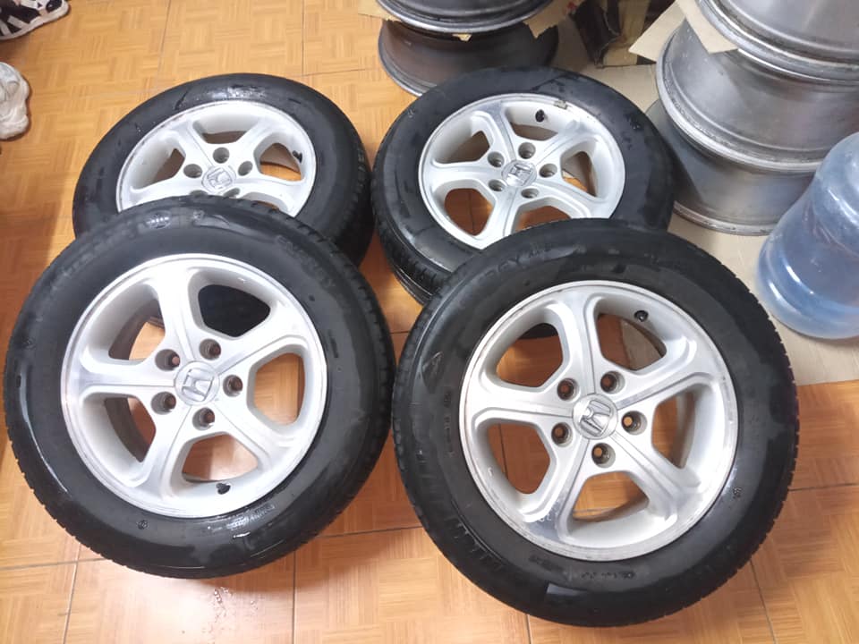 Mâm Lazang Honda Civic 15 inch tháo xe lắp lốp 195/65R15