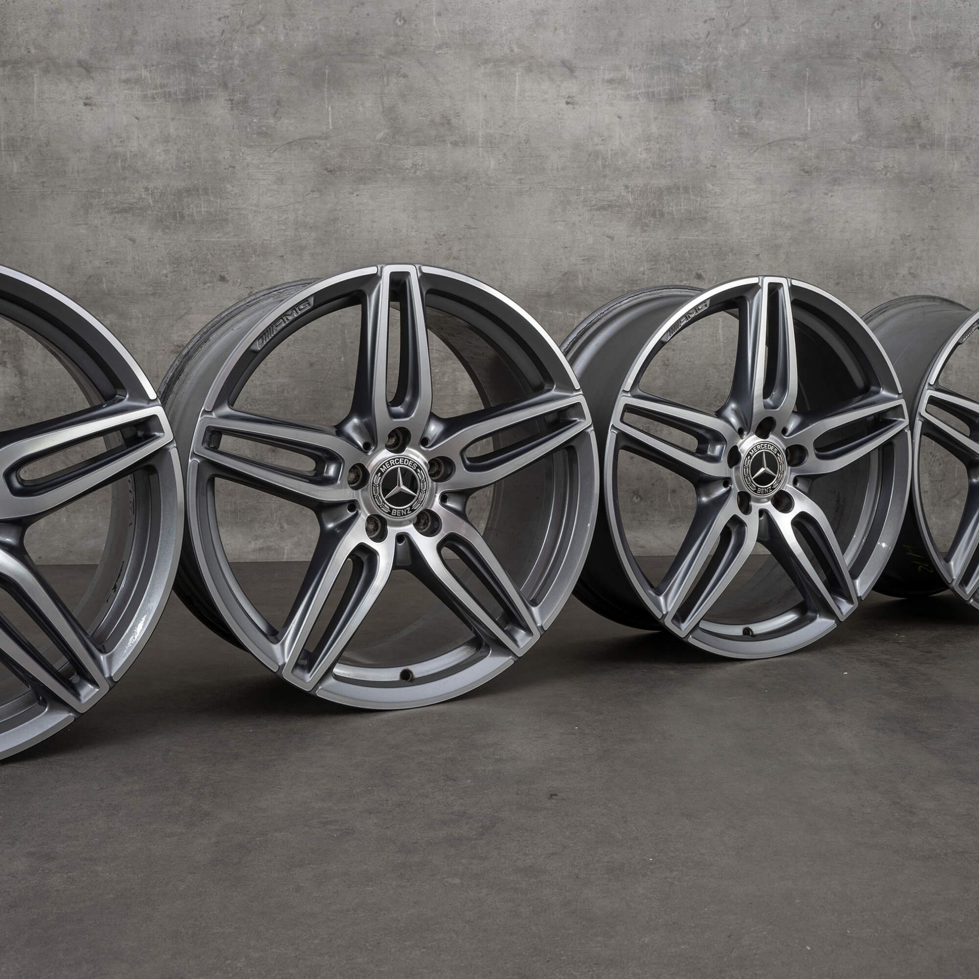 Mâm Lazang Mercedes Benz E300 Grey chính hãng 19 inch AMG 