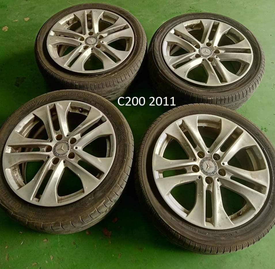 Mâm Lazang Mercedes C200 2011 17 inch lắp lốp 225/45R17