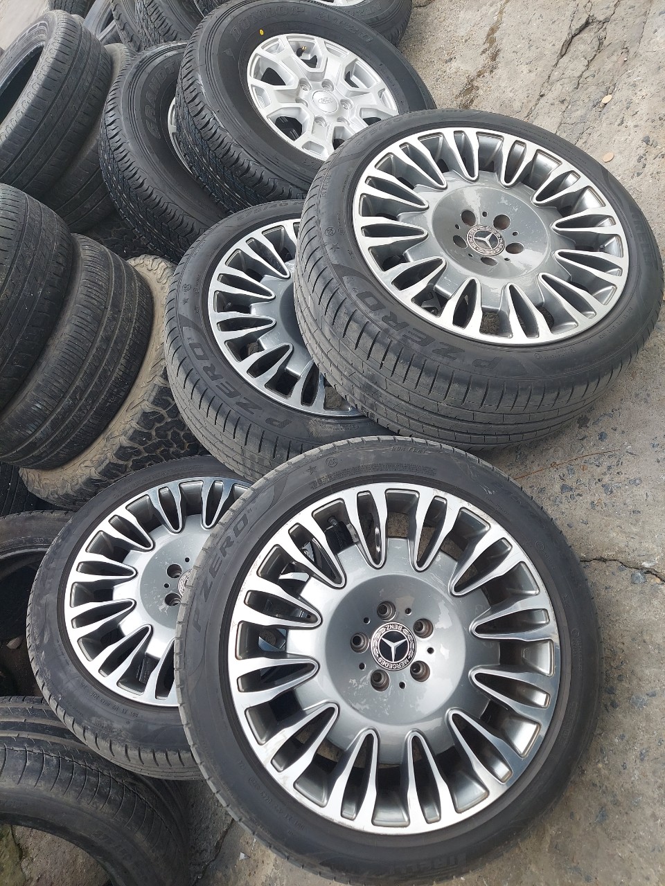 Mâm Lazang Mercedes S-Class 19 inch lắp xe S550 Mâm Lazang Mercedes S-Class 19 inch lắp xe S550