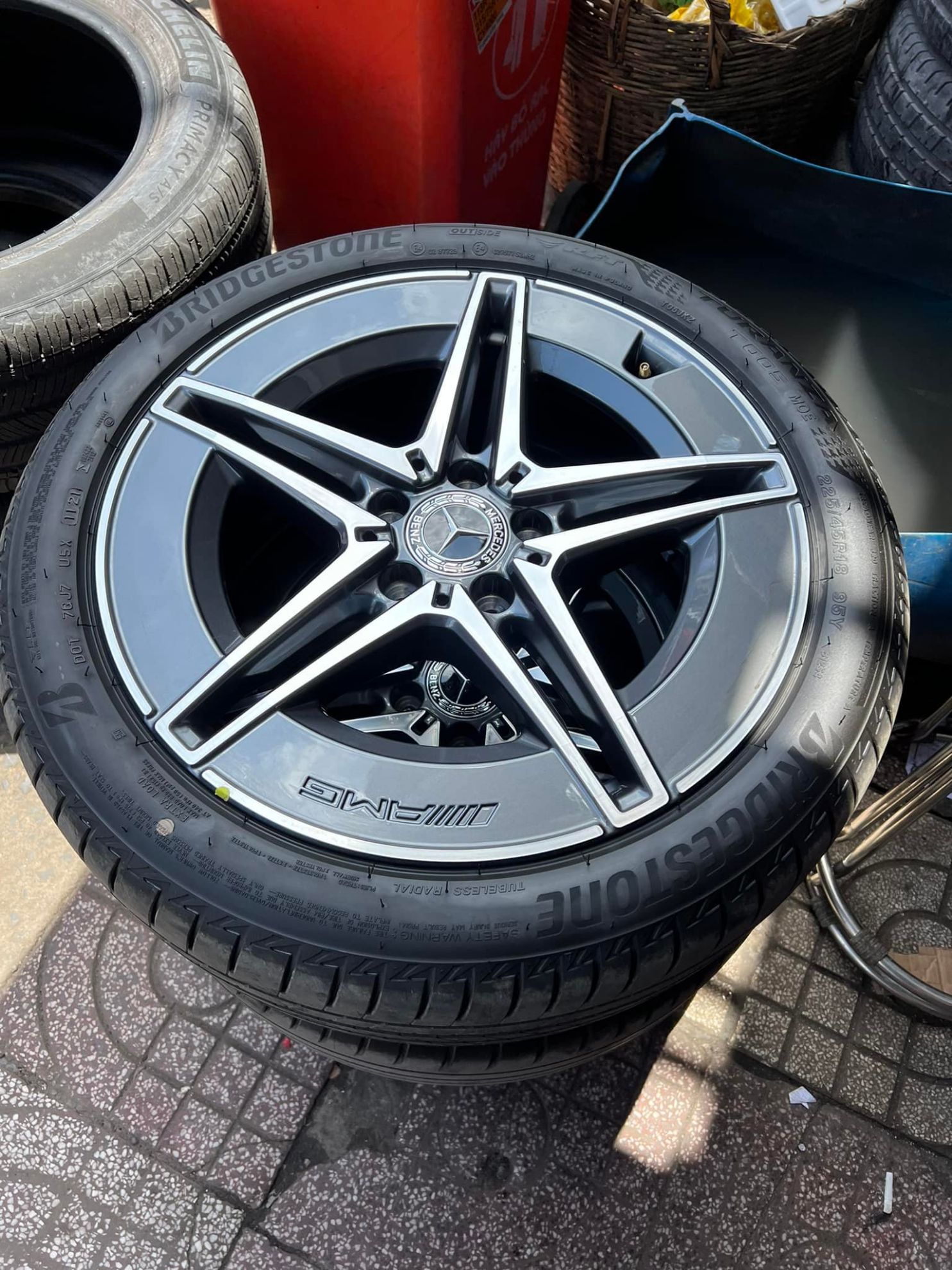 Mâm vành lazang Mercedes C300 CKD 2022 18 inch 225/45R18